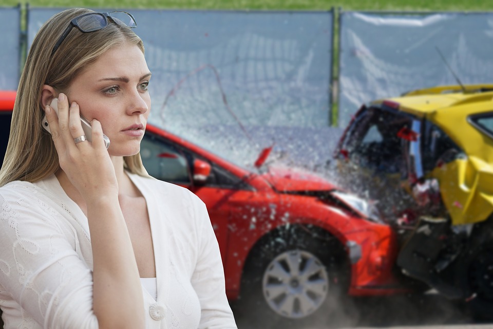 Car accident scene showing why adequate insurance matters