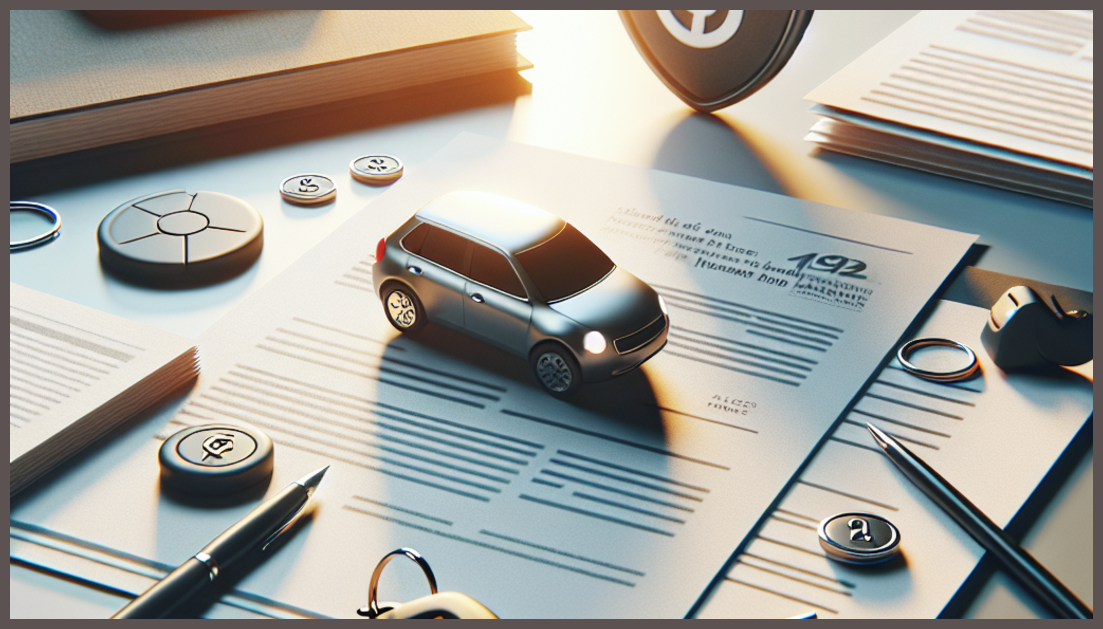 A symbol of trust in new car insurance coverage.