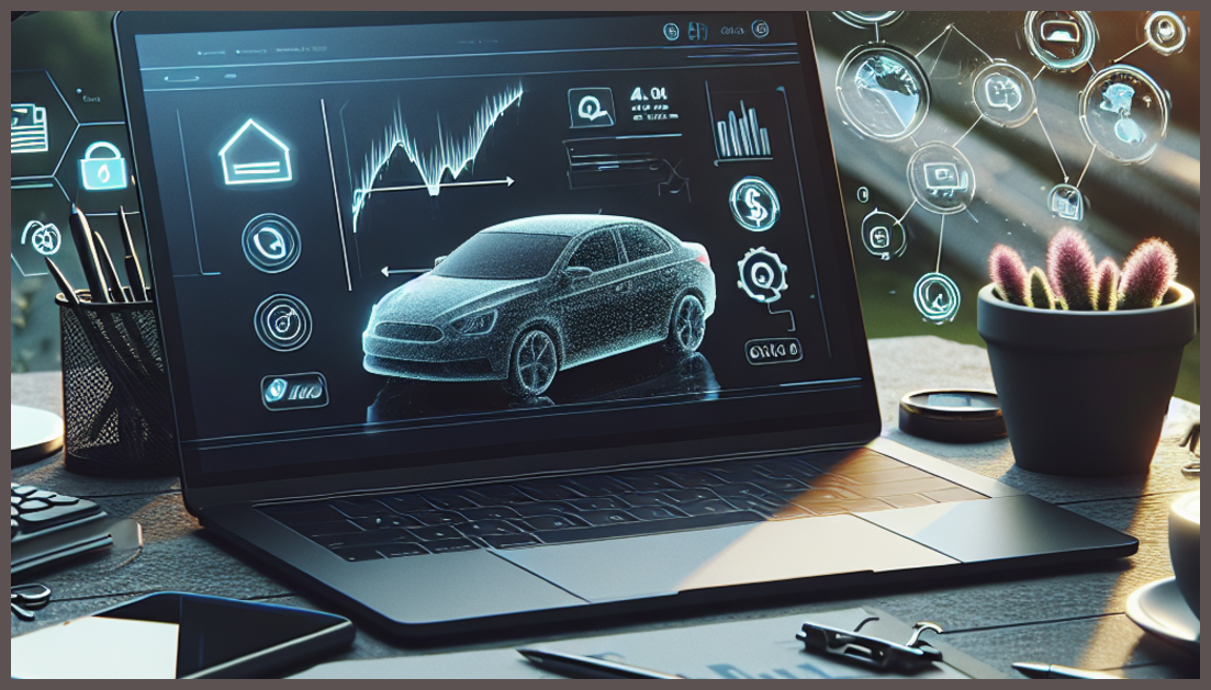 A digital device displaying car insurance rate comparisons.