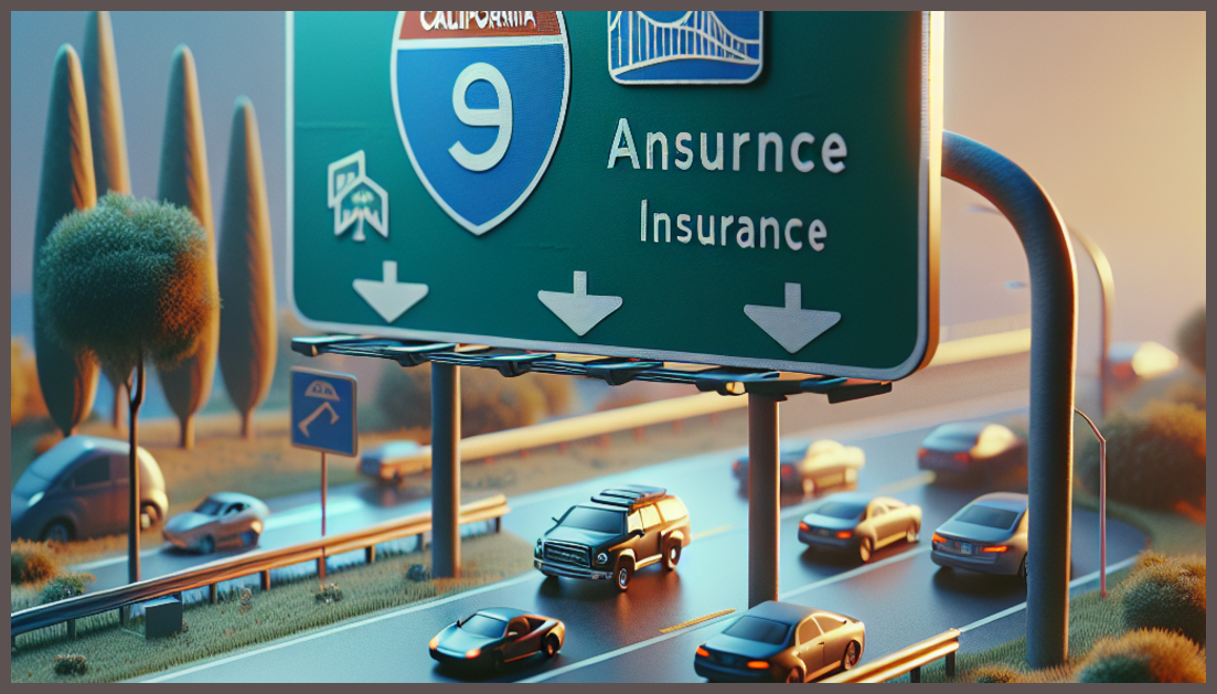 A visual representation of uninsured motorist coverage with California landmarks.