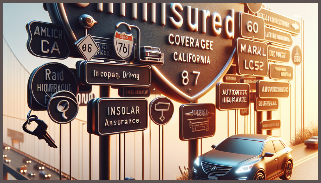 Symbolic representation of uninsured motorist coverage in California.
