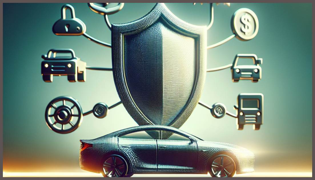 Symbolic representation of comprehensive car insurance coverage