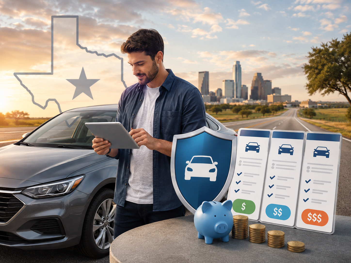 Cheap car insurance options for Texas drivers